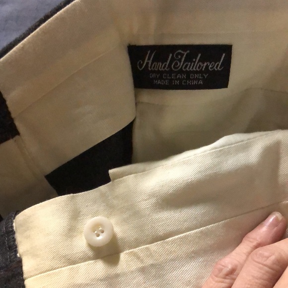 #1235, 3 piece Pinstriped suit Neil Martin for Wienstocks Cal. - Picture 12 of 12